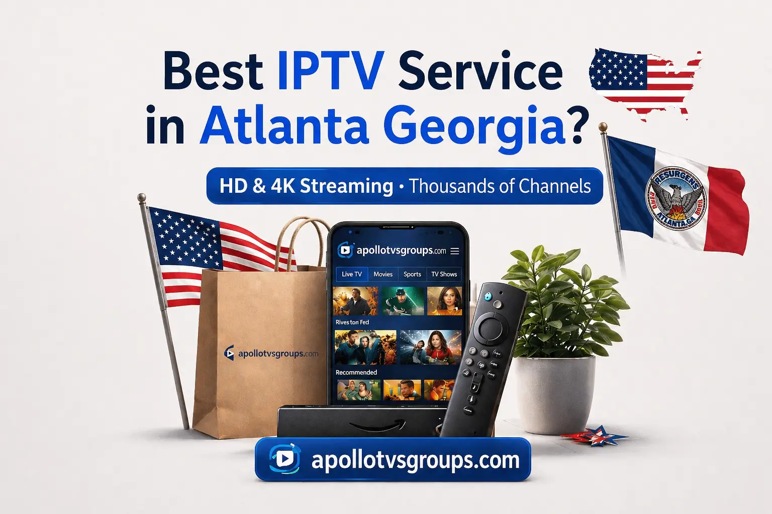 Best IPTV in Atlanta Georgia: 4K Premium Channels Guide