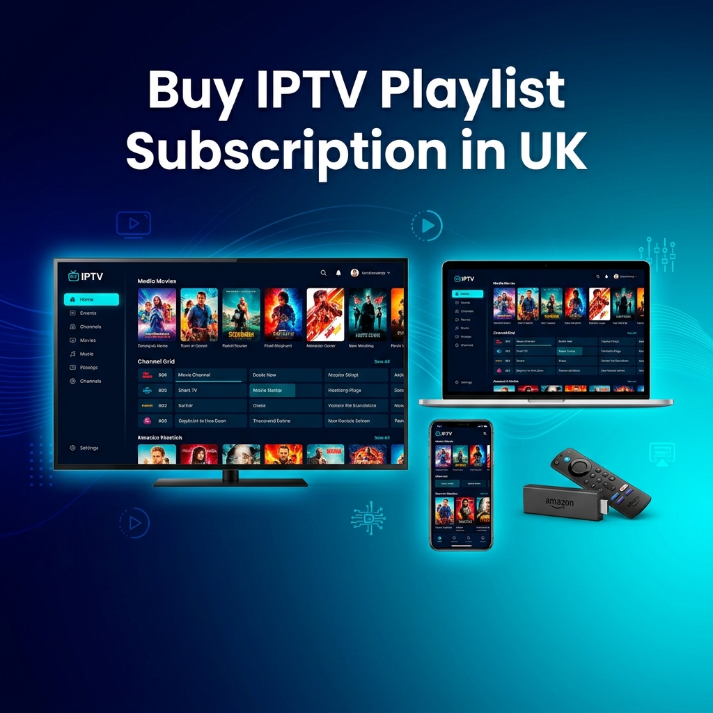 Buy IPTV Playlist Subscription in UK: 4K Streams
