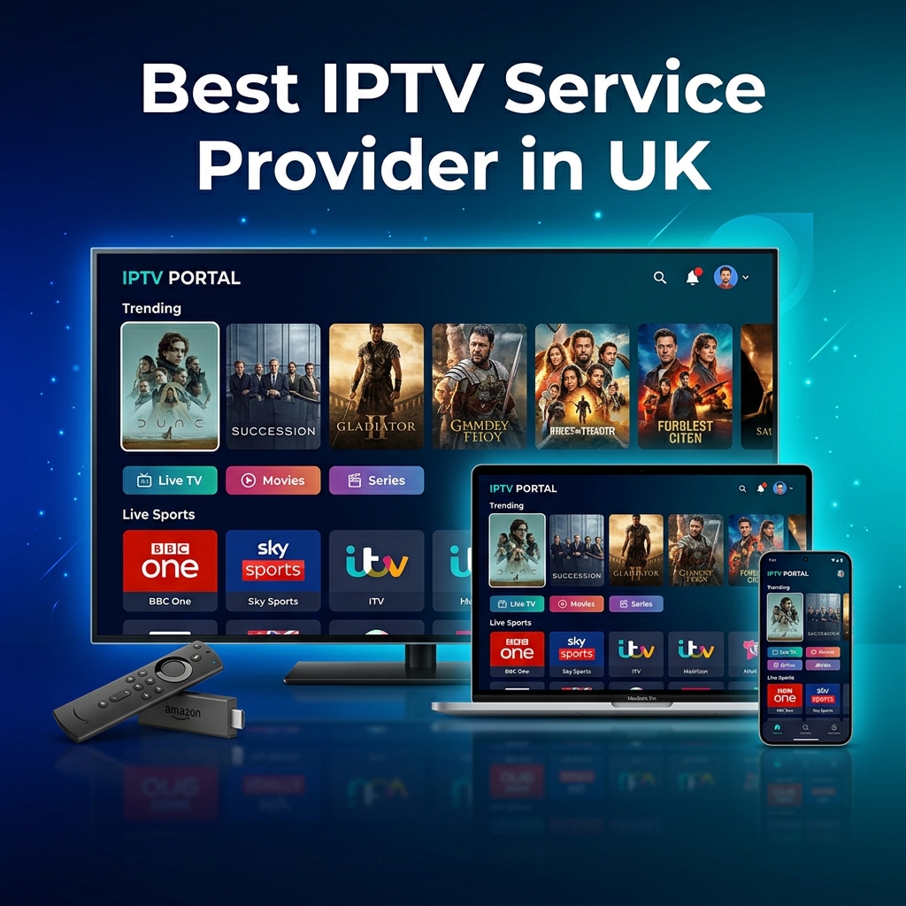 Best IPTV Service Provider in UK: Top Rated 4K Streaming